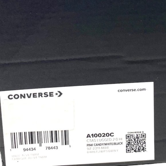 Converse Chuck Taylor Lugged 2.0 Shoes Pink Candy High Top Canvas Women A10020C - Picture 10 of 10